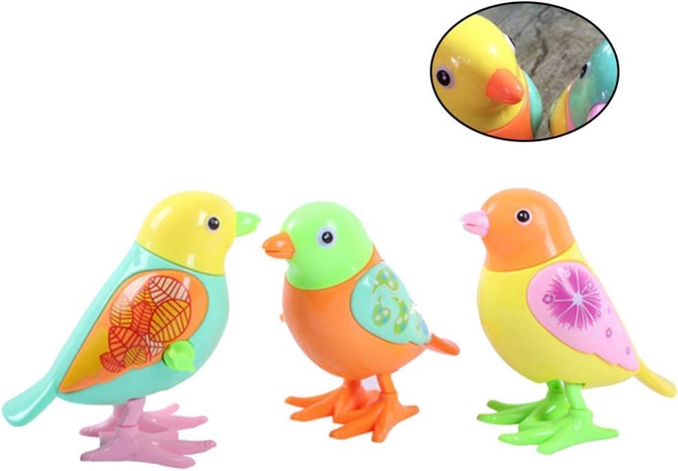 A780-23 Colorful Funny Key Operated Wind up Jumping Bird Toy