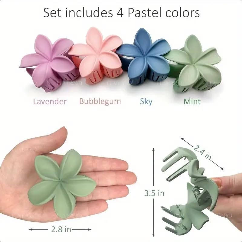 11261 Flower claw clips clutchers for hair claw clips hair clutcher for women