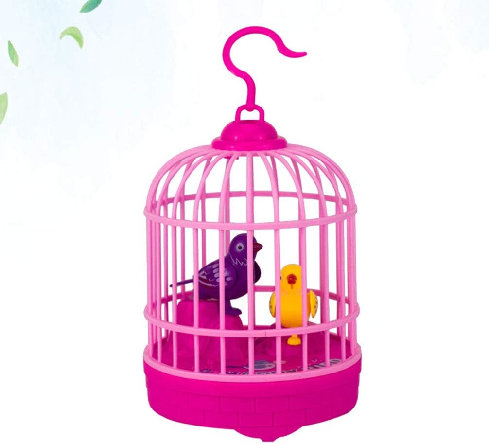 6660 Repeating parrot Toy Chirping Bird in Cage