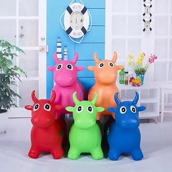 20133 Jumping and Riding Horse Bouncing Horse Hopper Animal Toy for Kids (Multicolor)