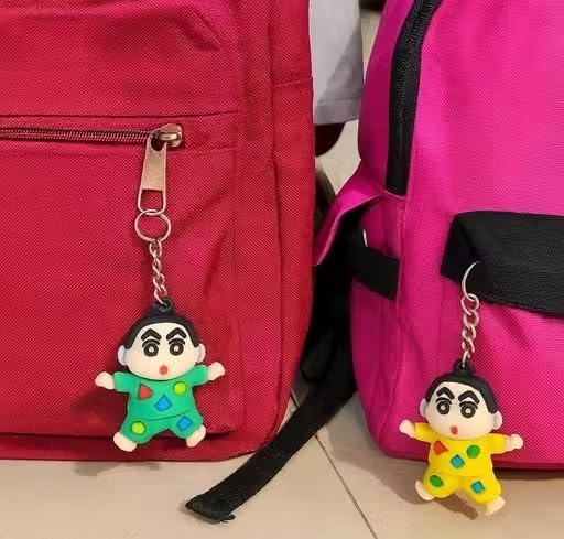 20882 {Pack of 12} Shinchan Nightsuit Keychains | Cute Cartoon Character Keychain for Boys & Girls