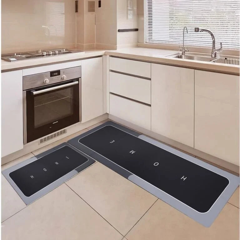 11165 {2 Pcs} Kitchen Mats, Waterproof Kitchen Standing Desk Mat Floor Mats, for Kitchen Floor, Sink – (120 * 40 cm, 40 * 60 cm, Multicolor)