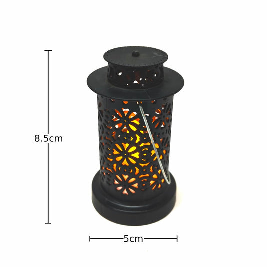 21227 Mini Decorative LED Lantern with Warm Light, Plastic Hanging Lantern for Home Décor, Bedroom, Balcony, Festivals & Gifting,
