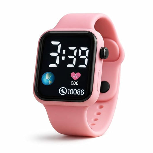 21320 Matrix Junior Luminous LED Display Digital Watch | Water Proof | Silicone Strap | for Boy & Girls (Teal)
