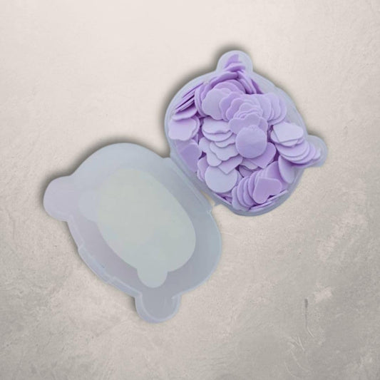 0504 Teddy Bear Paper Soap Portable Hand Wash Soap - Travel Friendly Hygiene Accessory for Kids