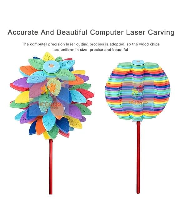 10084 Candy Flower Toy Colorful Twisting and Rotating Fidget Spinner for Kids & Adults