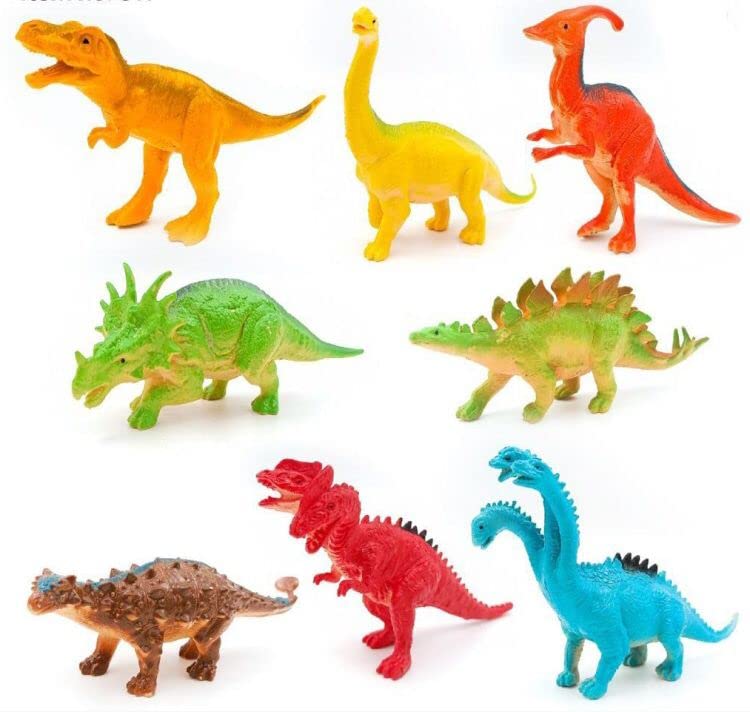 348 Enterprise 8 Educational Dinosaur Toys – Kids Realistic Toy Jurassic Figures
