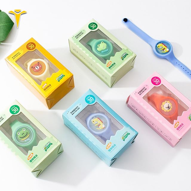 20846 Mosquito Repellent Watch for Kids – Reusable Wristband with Cute Cartoon Designs {Random Design}