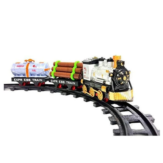 233A-2 Toy Train Set Battery Operated, Sound, And Lights