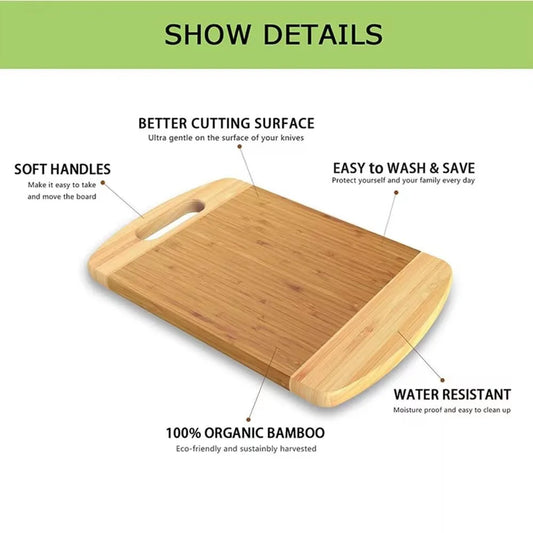 10120 Wooden Chopping Board for Kitchen with Wood Handle,Vegetable Cutting Board for Kitchen 30×20 Cm