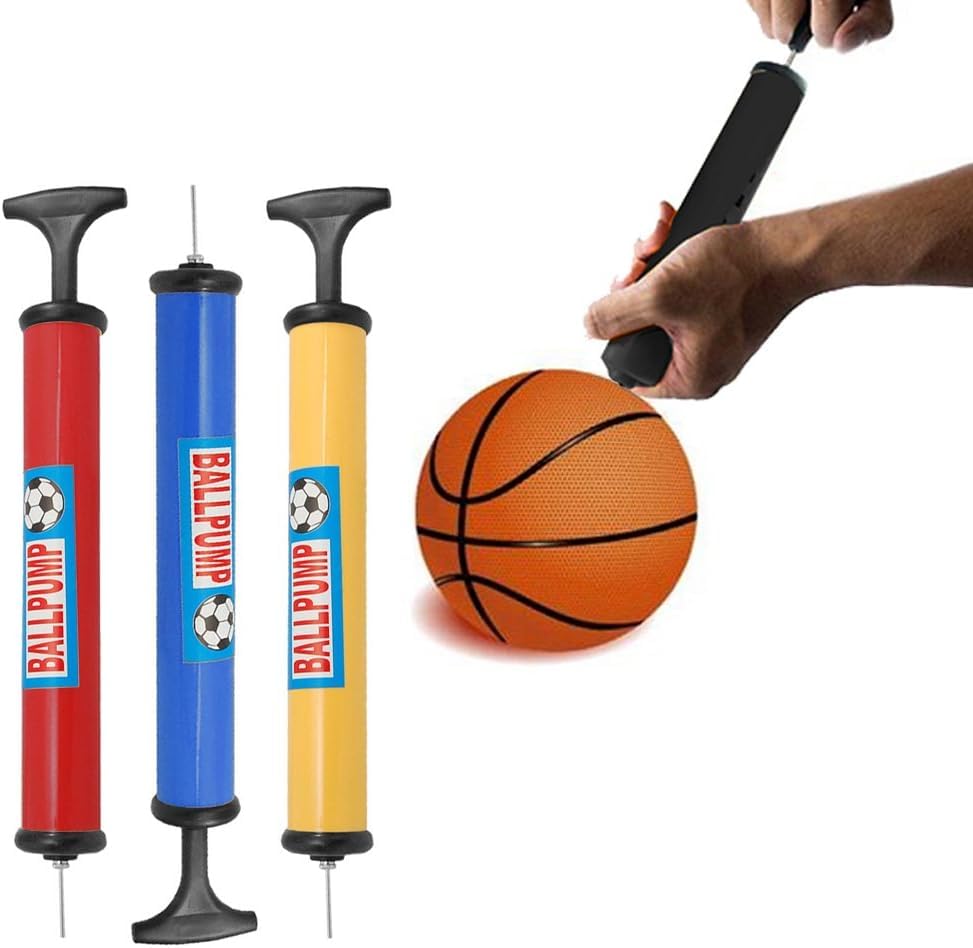 NI-177338 1 Pack Heavy-Duty Manual Ball Pump – Portable Sports Inflator for Soccer, Football, Basketball & Volleyball with Built-in Needle | Ideal for Home, Gym & Outdoor Use