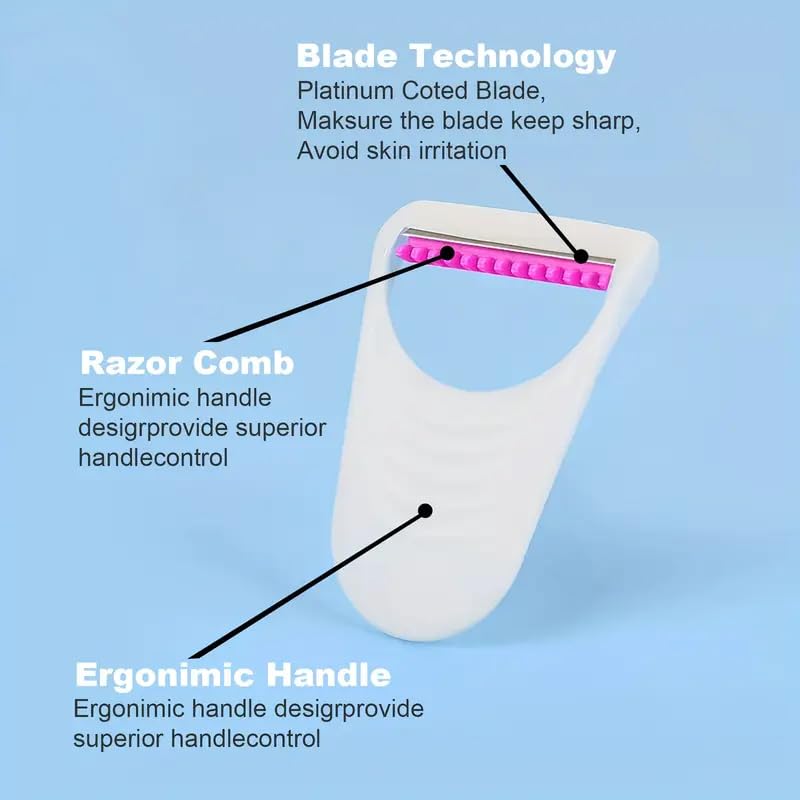 10067 Disposable 6 Pcs Shave Razors For women’s Hair Removal Disposable blades (Pack of 6 Pcs)