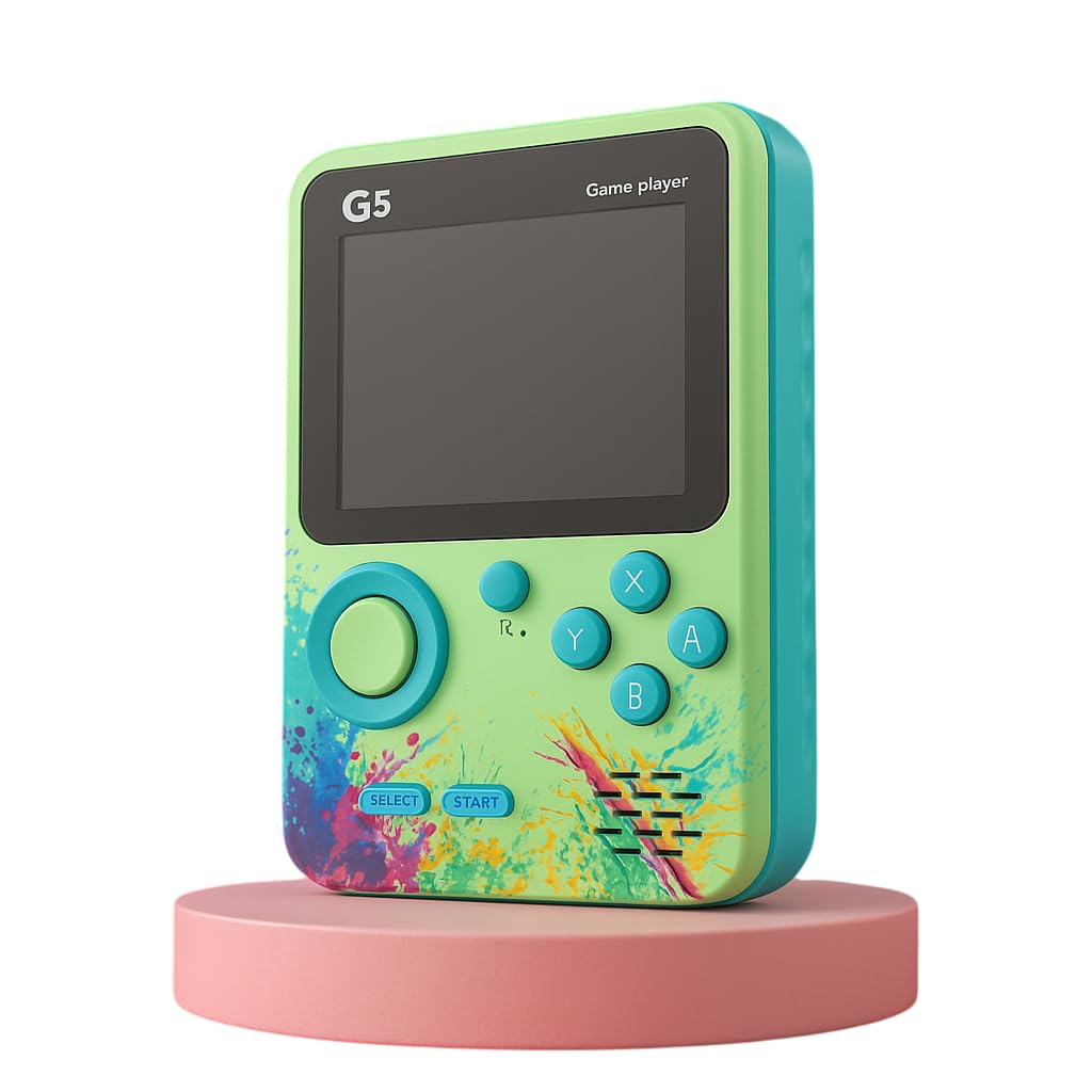 G5 500 in 1 Retro Video Game Box, Best Gift for Kids, 500 Games Like Contra, Tank, Bomber Man, Etc.