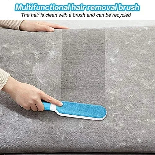 10340 Pet Hair Remover Brush for Dogs and Cats with Efficient Double-Sided Self Cleaning Base