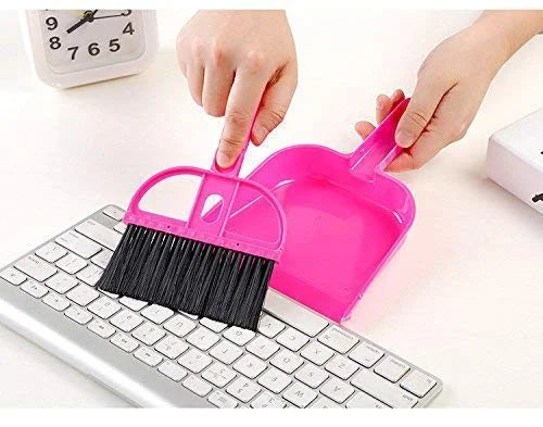10265 Supdi and Brush Broom Cleaning Set for Kitchen Laptop Table Desk Sweeper