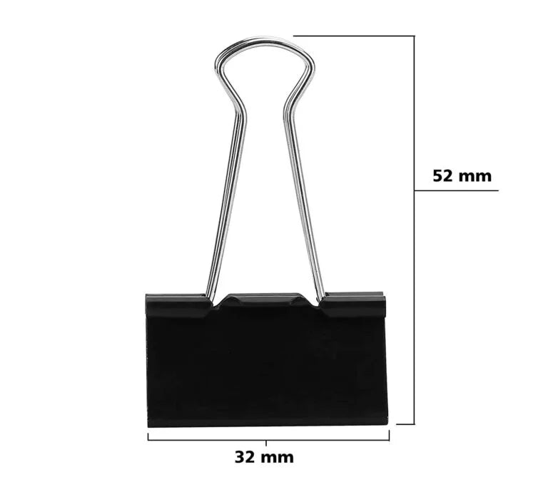 80025( 6 box ) 25 mm Binder clips (72 clips)