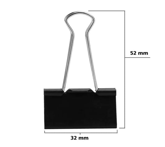 80025( 6 box ) 25 mm Binder clips (72 clips)