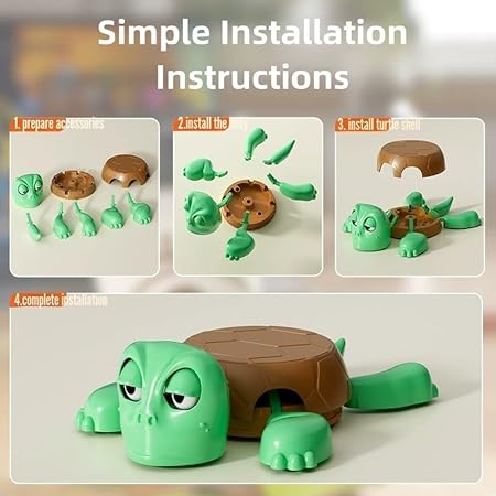 7818 Turtle Cup Holder,Turtle Coaster with Funny Expression, Cup Holder with Liftable Limbs & Expressive Face for Turtles,Tortoise Lover Gag Gifts Home Decor   (Green)