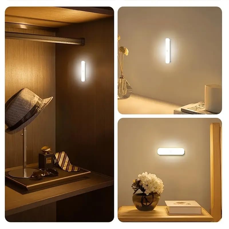 20870 Smart LED Light 1pc Magnetic Reading Light - Easy-Install, Dimmable, Rechargeable, Wireless, and Portable LED Light - Perfect for Bunk Beds, Under Cabinet, Closet, Kitchen