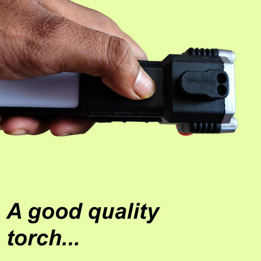 20793 Powerful 3W LED 4 Mode Long Distance high Power Long Lasting Flashlight Torch(Black)