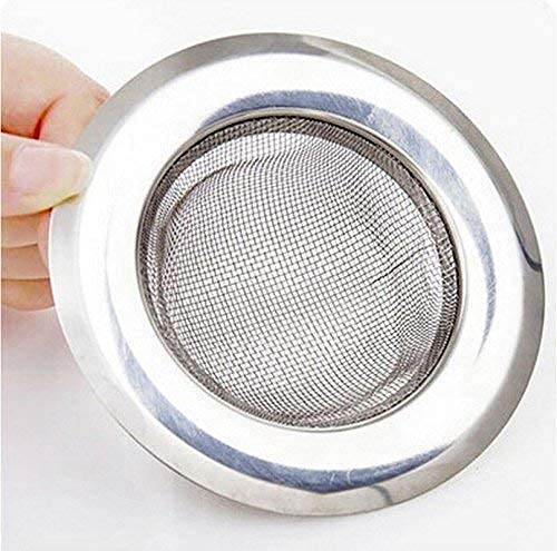 11207 Stainless Steel Sink Strainer Kitchen Drain Basin Basket Filter Stopper Drainer/Jali