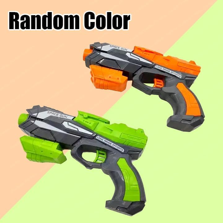 11127 Thunder Strike Space Gun Toy Blaster with 6 Soft Foam Darts, High Tension Internal Spring, Long Range