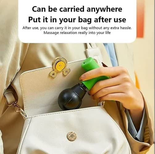 AHS-809 Mini Fascial Gun Deep Muscle Massager Mini Head and Face Massager Portable Suitable For Gym Office Pocket Muscle {Multicolour}