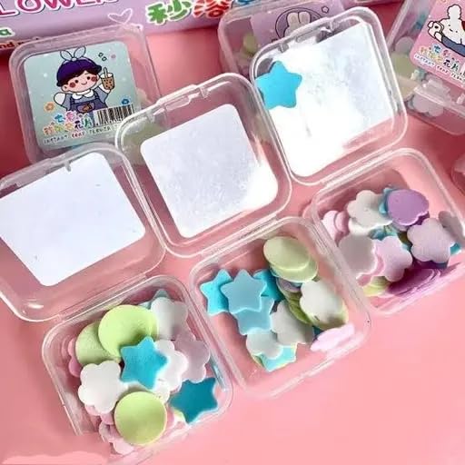 20366 Travel Soap Paper Sheets, Disposable Mini Soap Sheets with Cartoon Pocket Storage Box for Kids, School, Camping, Hand Washing