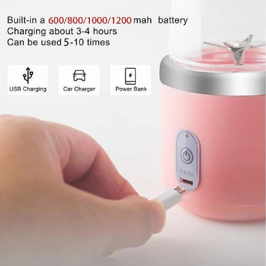 10401 Portable Juicer Blender for Smoothies & Juices ,USB Rechargeable Mini Blender Bottle 400ML