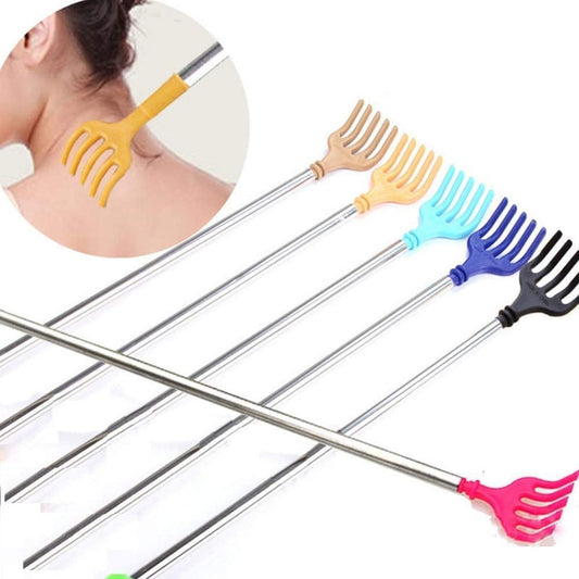 20716 tching Hand Stick Khujli Stick Back Itching Stick Long Khujali Back Scratcher Manual Massager Men, Women and Kids {Random Color}