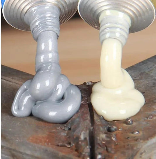 10819 Metal Repair Glue – Industrial Strength Epoxy Adhesive for Cracks, Leaks, Rust, & Metal Bonding |