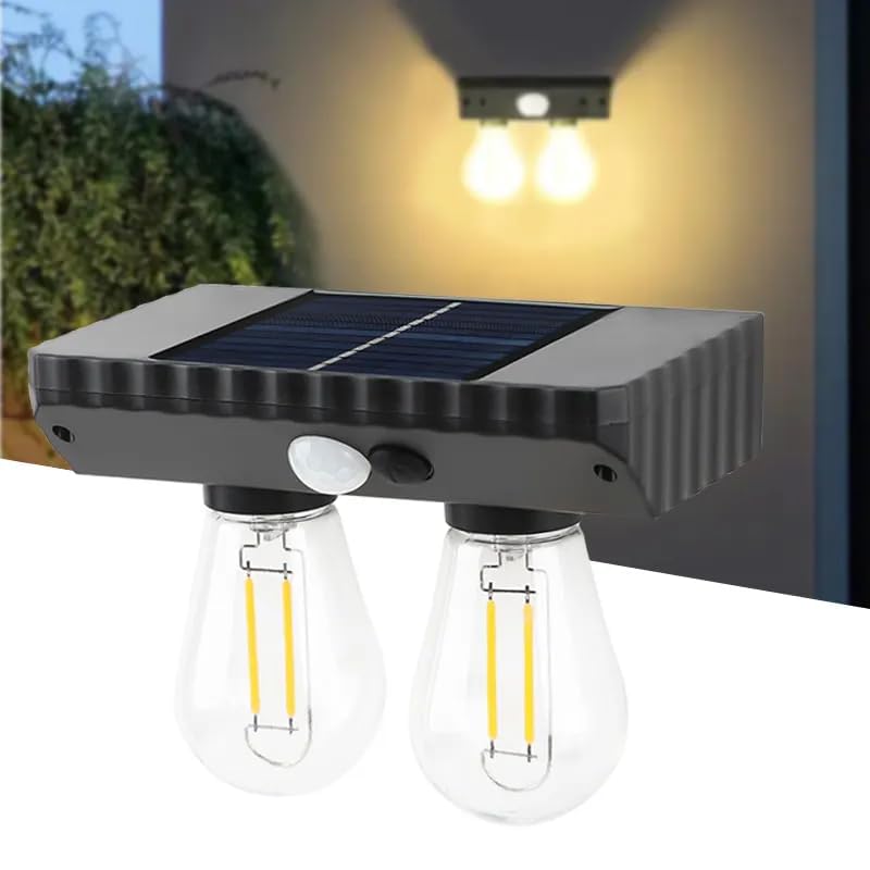 YT-819 {2W} Solar Step Outdoor Waterproof, Deck Lights, Fence Stair Lights, Solar Wall Lamp, Garden Lights, Pathway Lights, Warm White, Auto On/Off