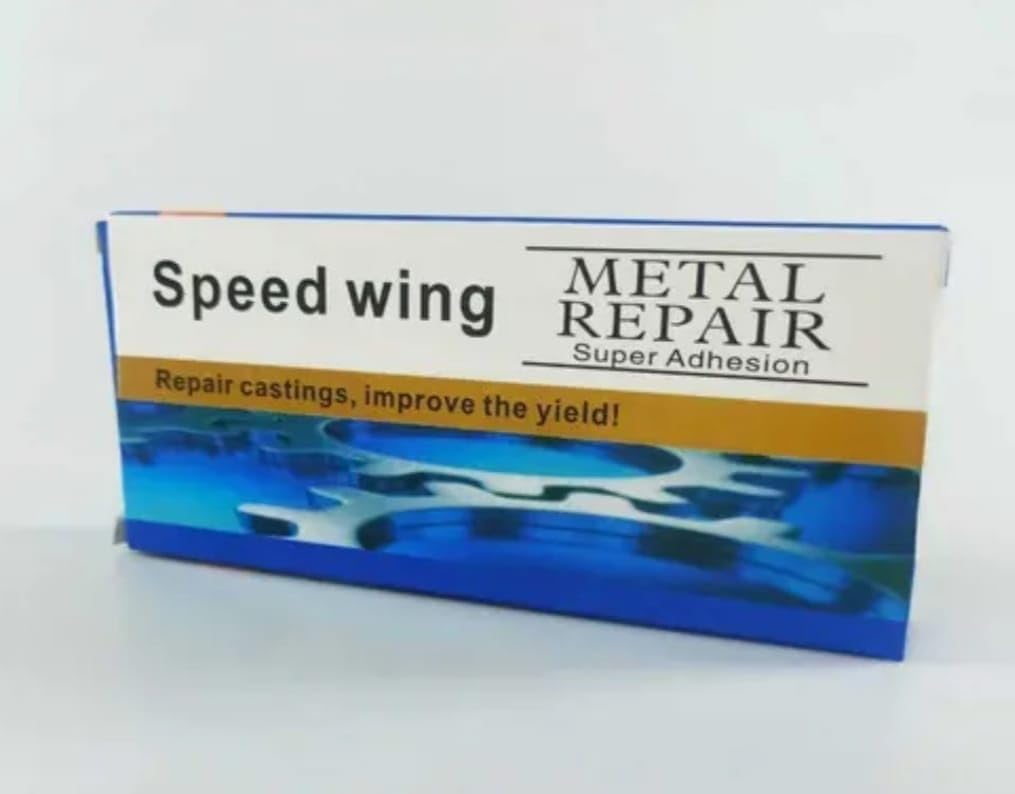 10819 Metal Repair Glue – Industrial Strength Epoxy Adhesive for Cracks, Leaks, Rust, & Metal Bonding |