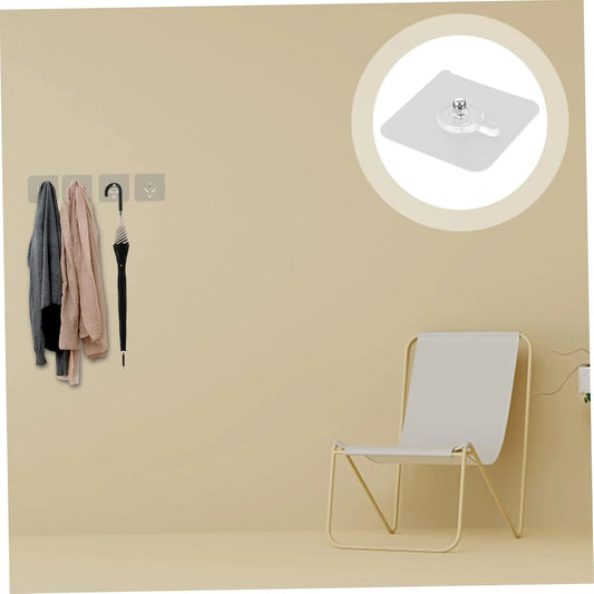 10383 Drywall Anchor Kit 12pcs Invisible Hooks Adhesive Stickers Picture Hangers for Easy Wall Installation