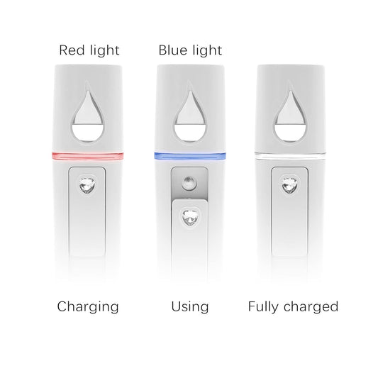 20483 Nano Facial Mister Portable Mini Face Mist Handy Sprayer Automatic Eyelash Extensions Cool Facial Steamer