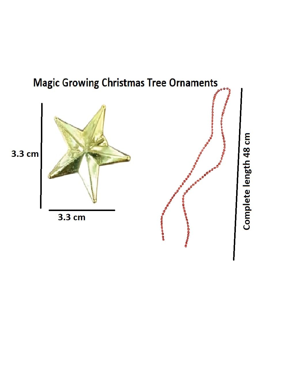 20531 Magic Growing Crystal Christmas Tree DIY Kit | Christmas Celebration for Kids | Fun Party Toys