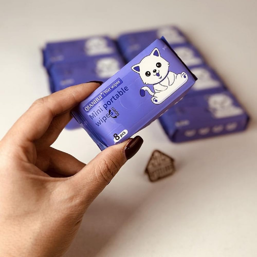 20348 Mini Portable Disposable Baby Wipes Water Wipes Baby Skin Care Wet Tissue 64 Wipes
