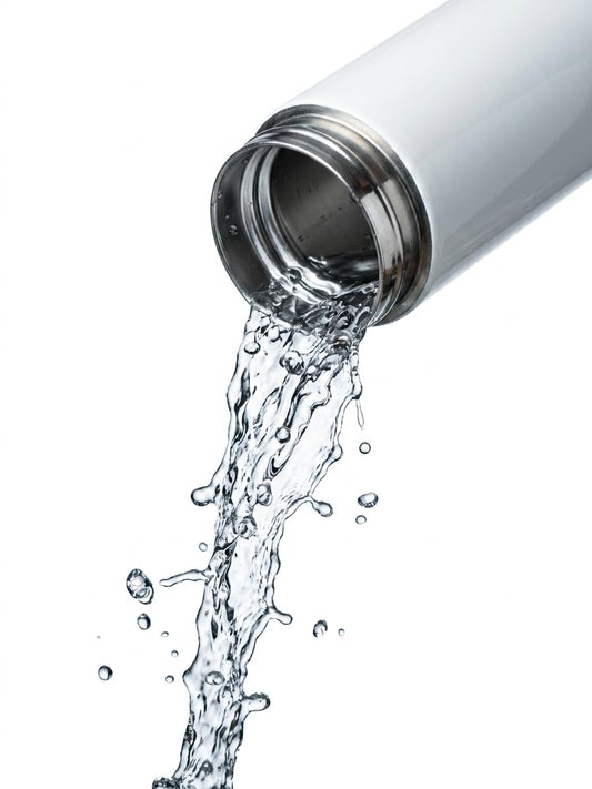 20727 Elegant Design 500ML Stainless Steel Insulated Hot Cold Drinks Beverages Portable Water Bottle {Random Color}