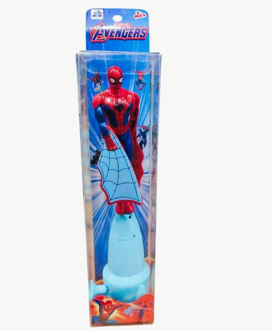 20957 Kids Action Hero Web Shooter Toy, Standing Launcher Rocket Flying Superhero Toy for Boys
