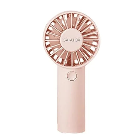 20040 Mini Handheld Fan, Powerful 3 Speed Personal Portable Fan, USB Rechargeable Hand Fan Cute Small Electric Fan for Makeup Travel Camp Shopping Indoor Outdoor