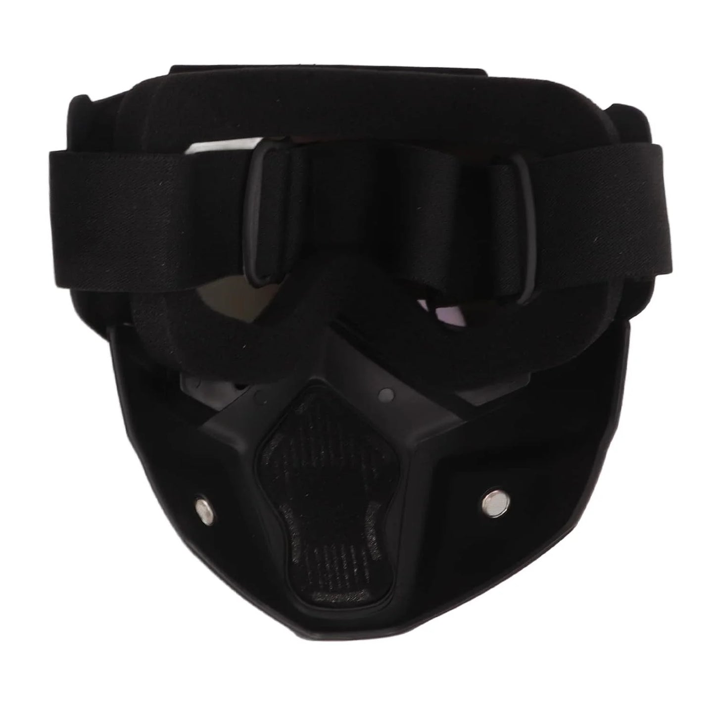 2879 Bike Mask Anti Scratch UV Protective Face & Eyewear Windproof Dirt Shield With Soft Foam Padded Detachable Mouth Filter For cycling Bike Off Road Racing Ride Unisex