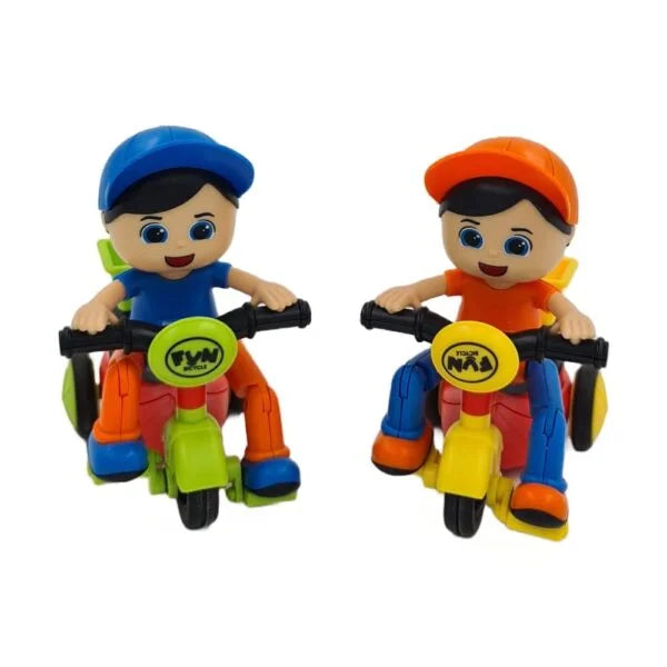 10036 Beautifully Designed Mini Tricycle Toys for Kids with Basket Back Side