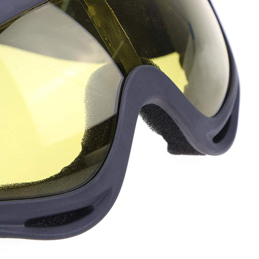 10835    Uv400 Windproof X400 Goggles Motorcycle Glasses for Outdoor Riding (Yellow)