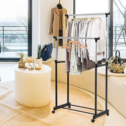 6065 Double Pole Telescopic Cloth Rack