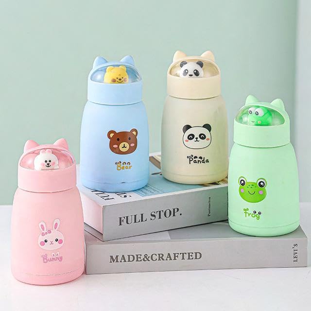 20952   500ml Reusable Glass Water Bottle | Double Wall Leakproof | Hot & Cold Drinks | Travel & Office Use |(Multicolor)