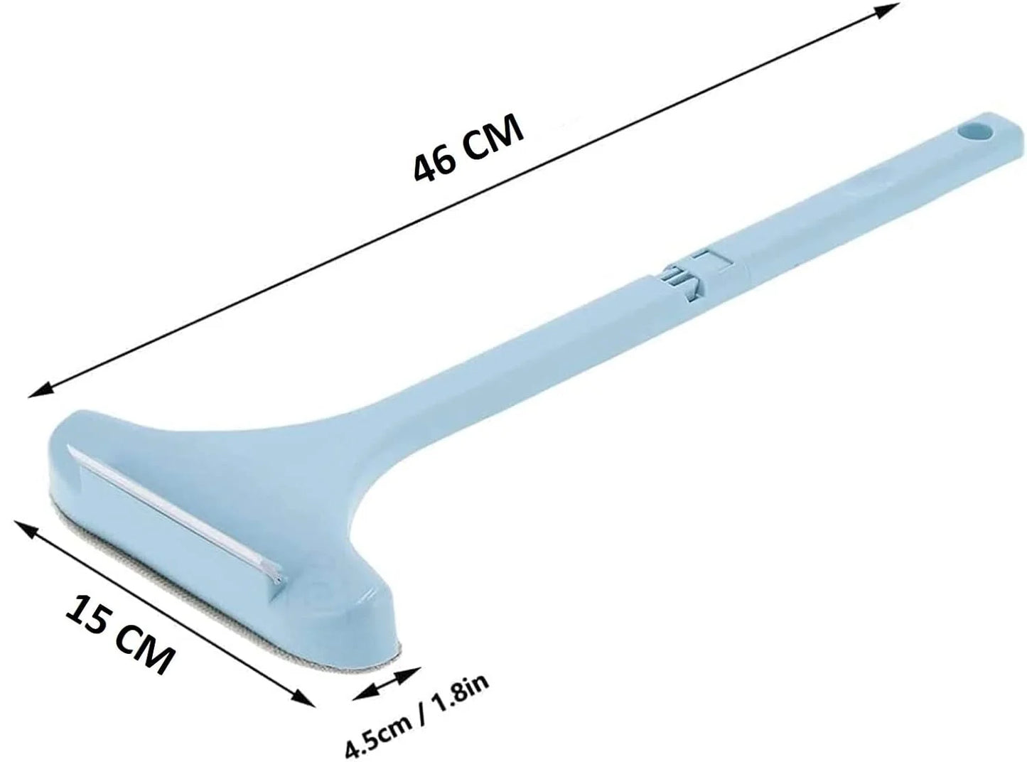 8035 – 2 in 1 Mesh Cleaning Brush & Wiper with Extended Handle Window Cleaning Brush Net Cleaner