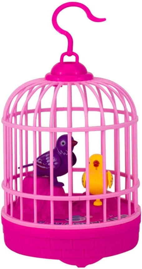 6010 Repeating parrot Toy Chirping Bird in Cage