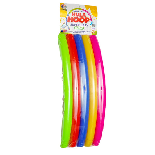 20206  Hula Hoop Ring Super Baby Nano for Kids – Multicolor & Lightweight