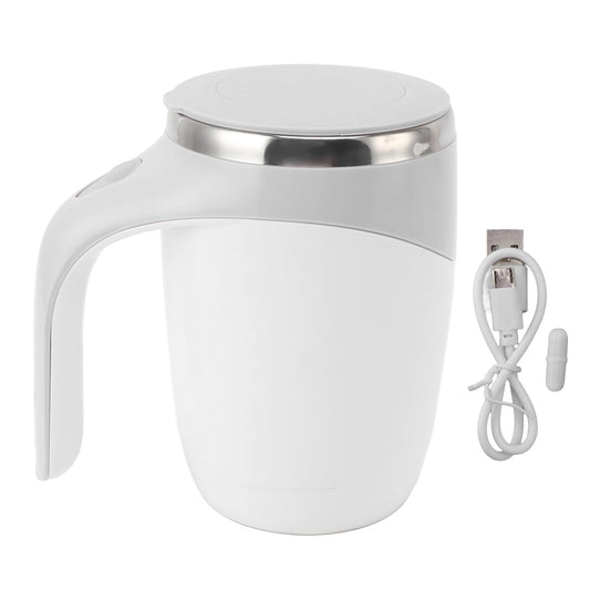 DTM-360 Automatic Magnetic Stirring Coffee Mug – Self Mixing Electric Cup for Coffee, Milk & Cocoa | Battery Operated Rotating Mug for Home, Office & Travel (380 ml)