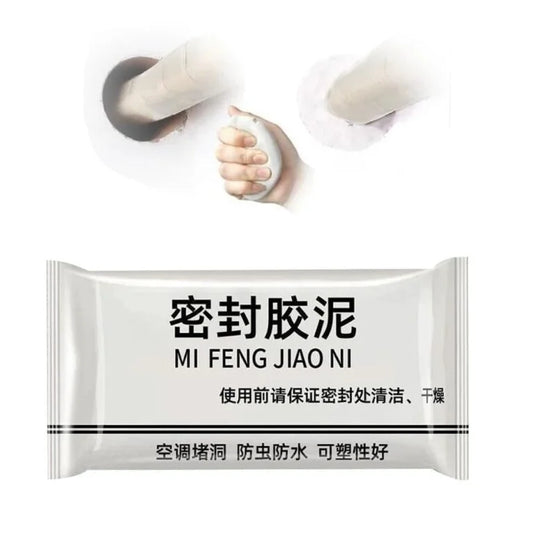 MF JN-22 Waterproof Sealant Clay, Sealing Glue for Leaks, Air Tight, White Sewer Mending, Cracks, Gaps & Voids Around Windows